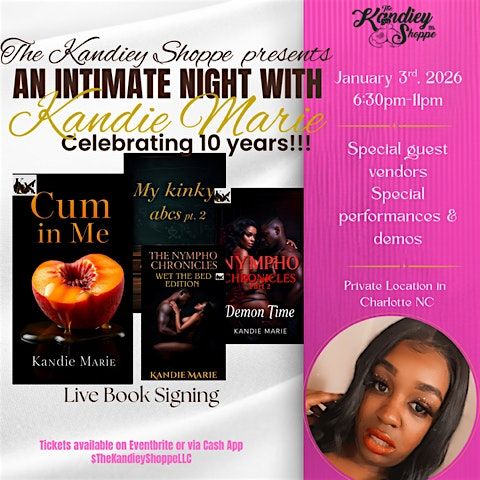 A intimate Night With Author Kandie Marie