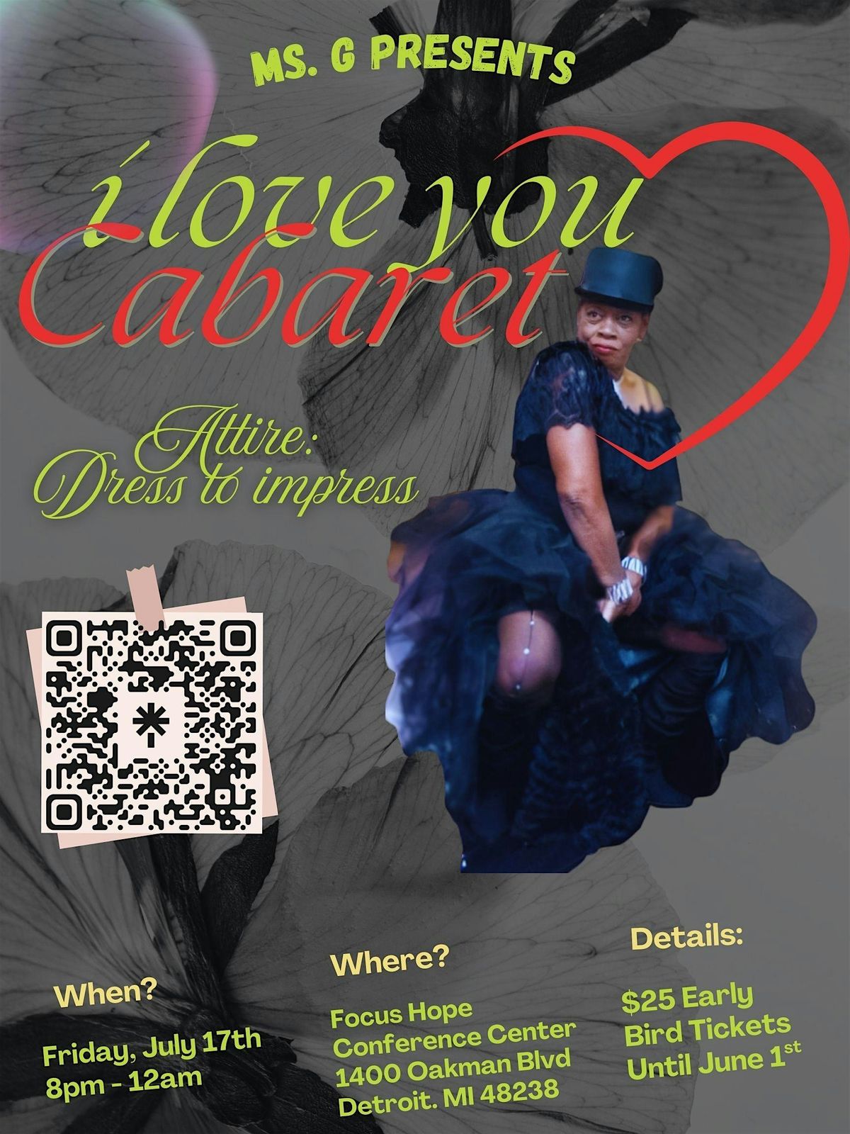 Ms. G presents the: I LOVE YOU CABARET