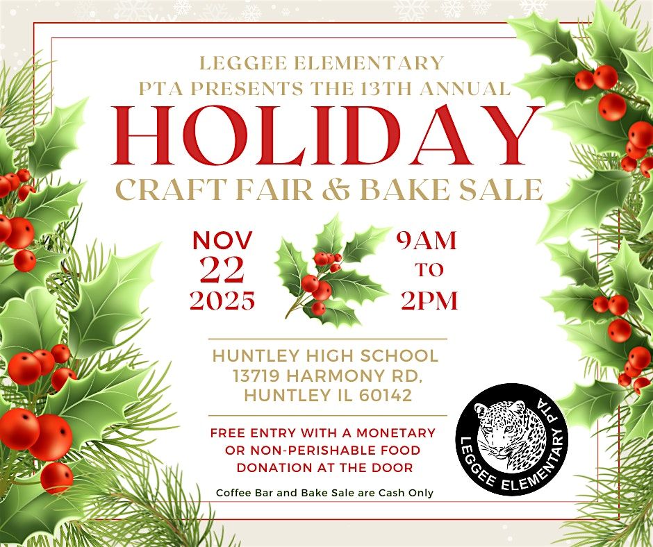 2025 Leggee Holiday Craft Fair @ HHS