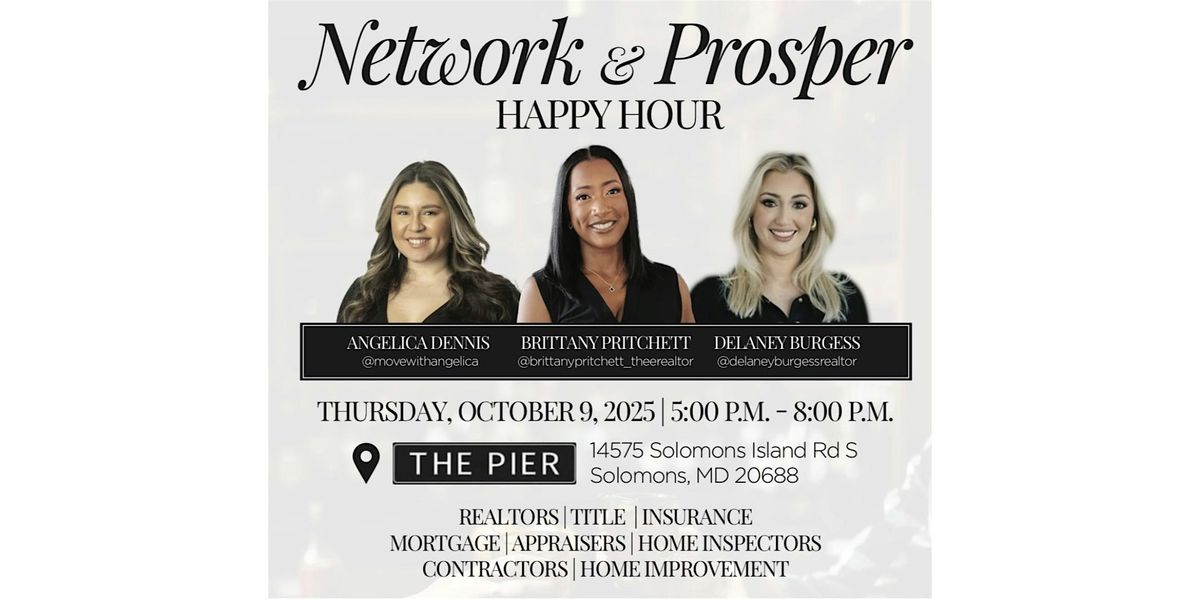 The Network & Prosper Happy Hour at The Pier