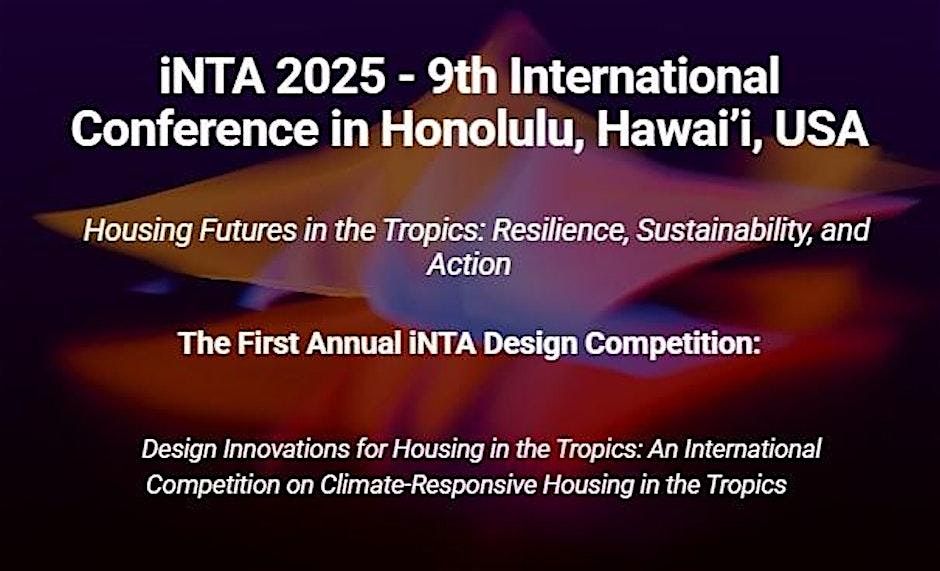 iNTA 2025 Design Competition: DEADLINE EXTENDED (NOV. 15TH)