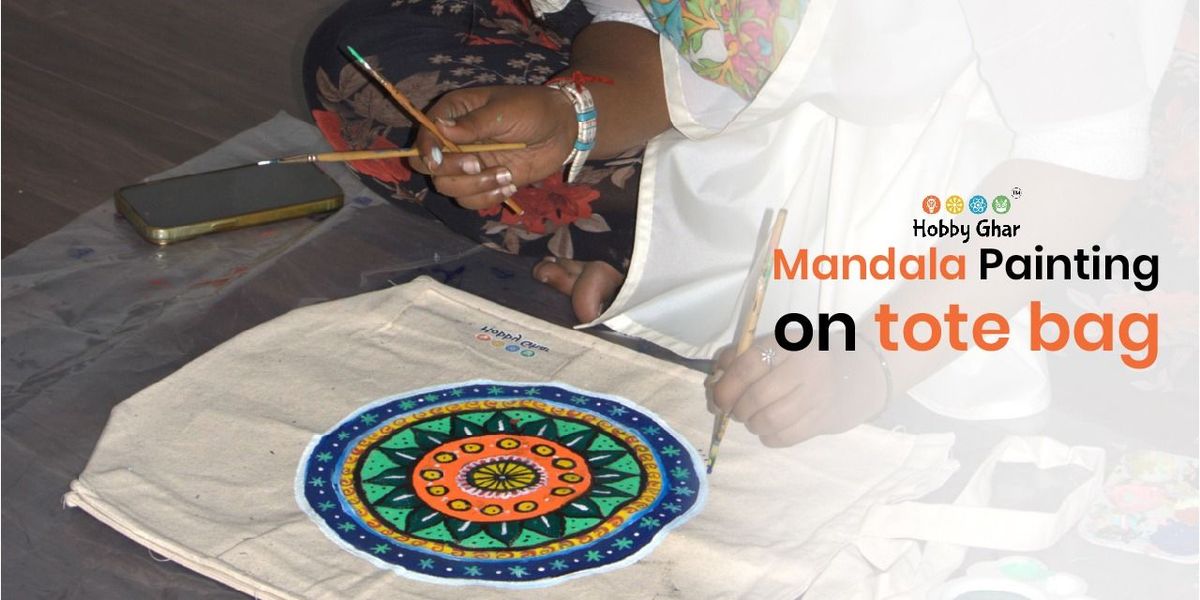 Mandala Painting on Tote Bag Workshop