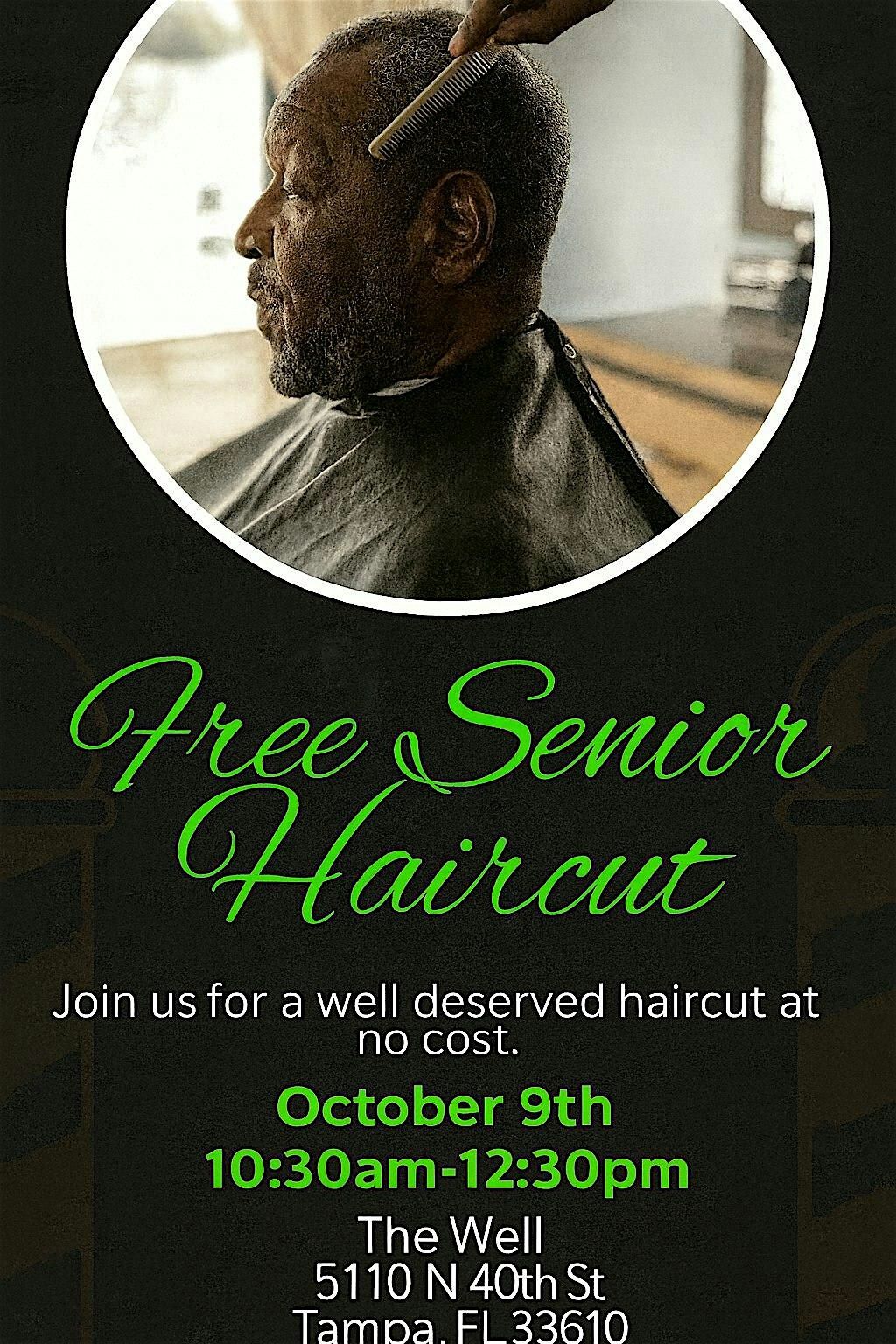 Free Senior Haircut at The Well