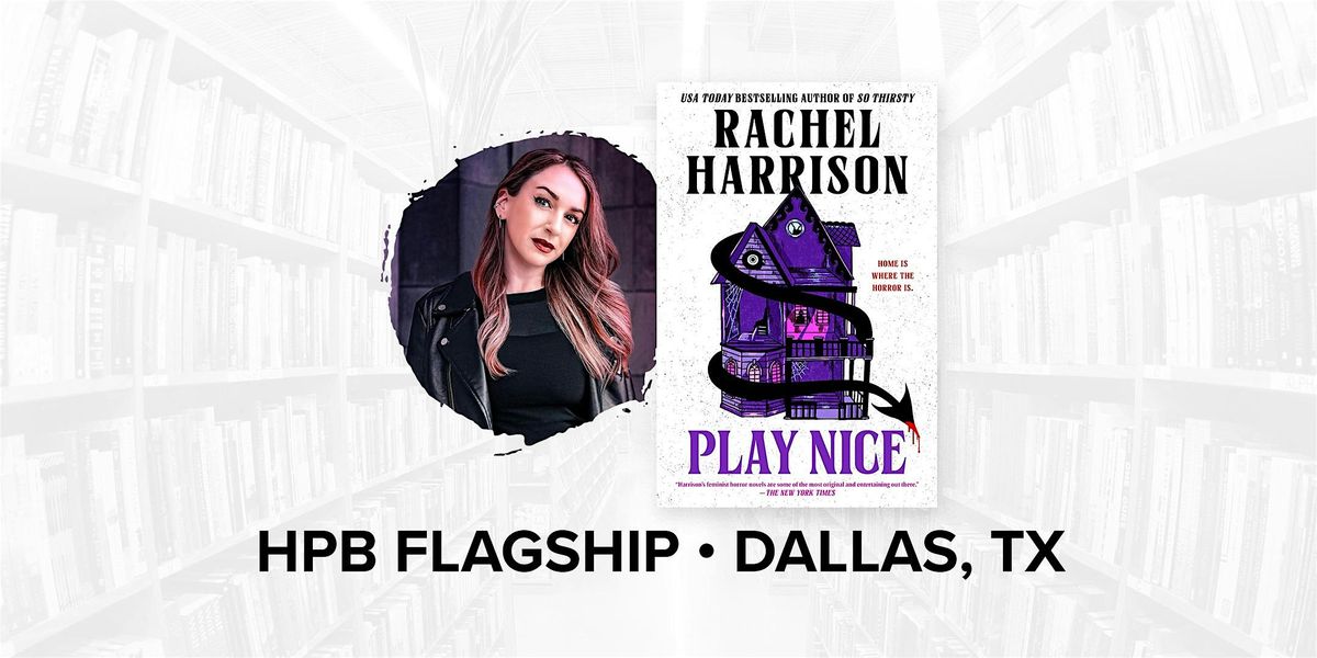 Talk and Book Signing with Bestselling Author Rachel Harrison
