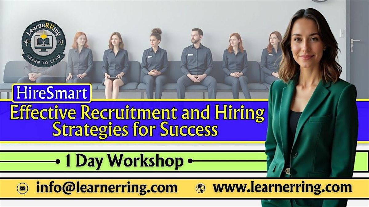 Recruitment Skills 1 Day Workshop | Raleigh, NC