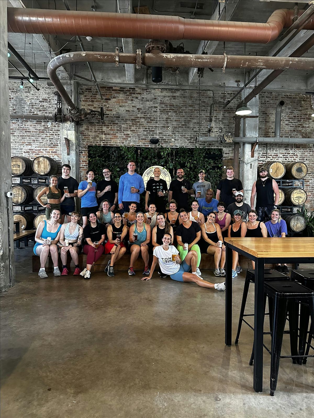 Tone & Tap X BKVF Veteran's Workout at Monday Night Brewing