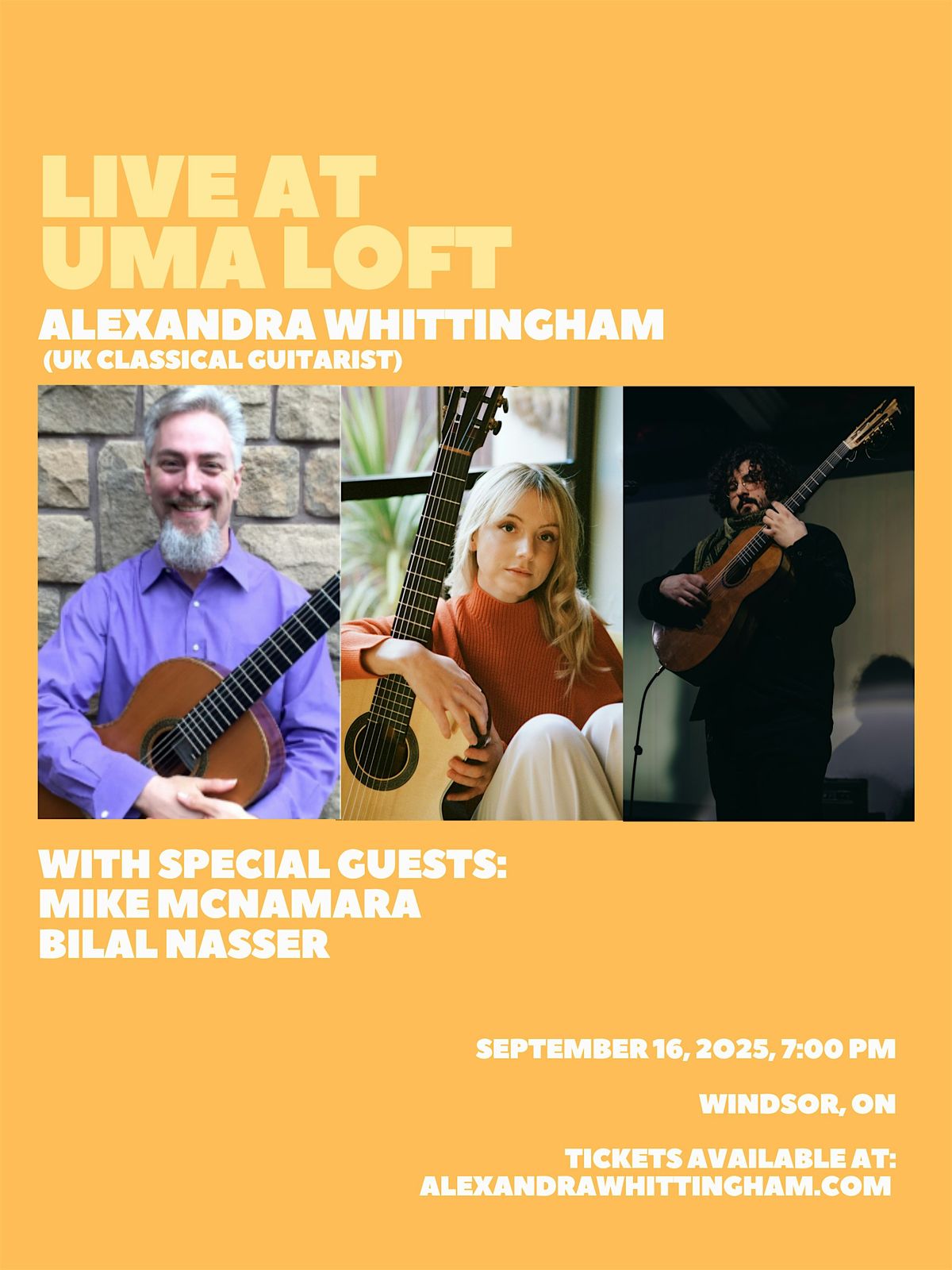 CLASSICAL GUITAR SHOW AT UMA LOFT
