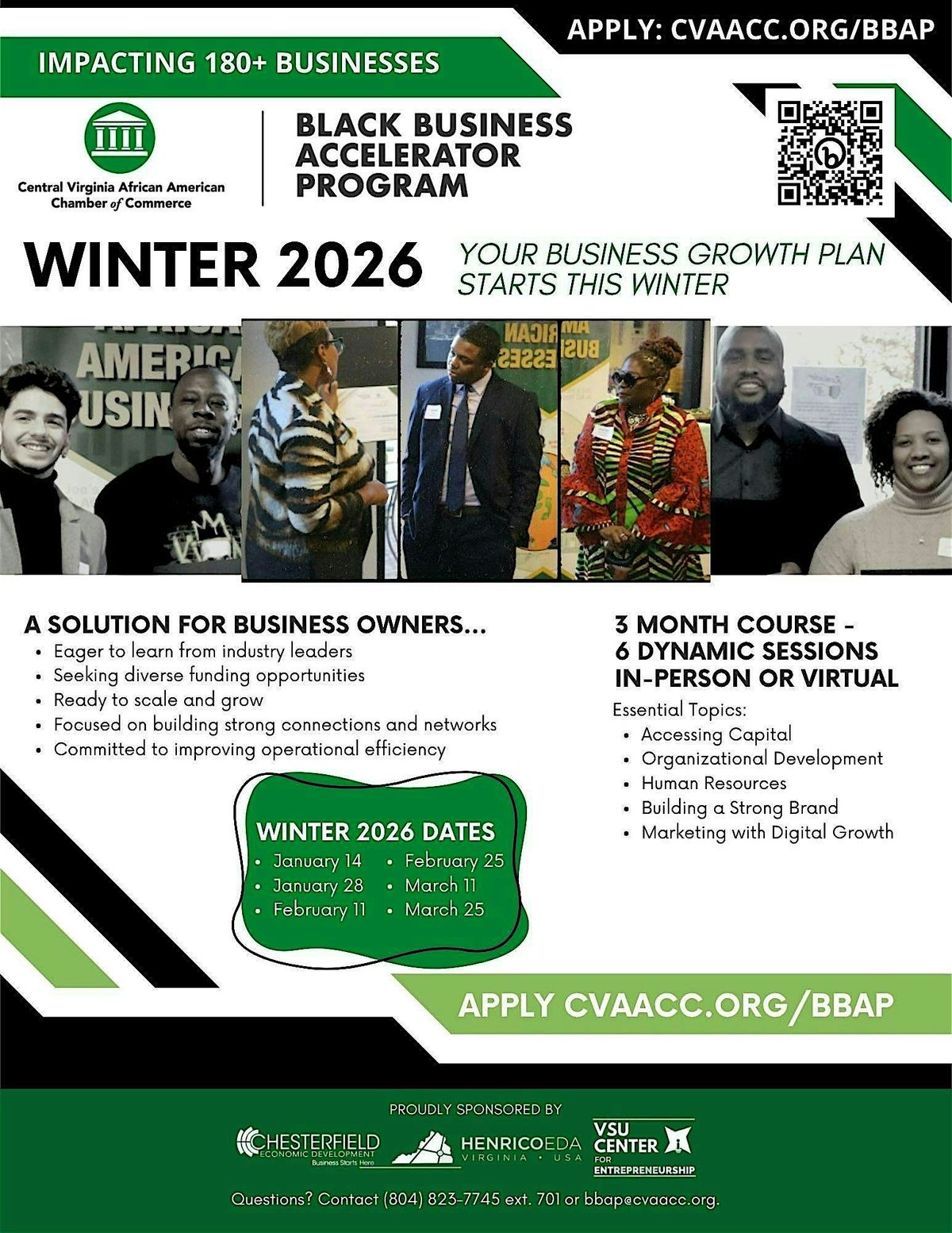 CVAACC Winter 2026 Black Business Accelerator Program