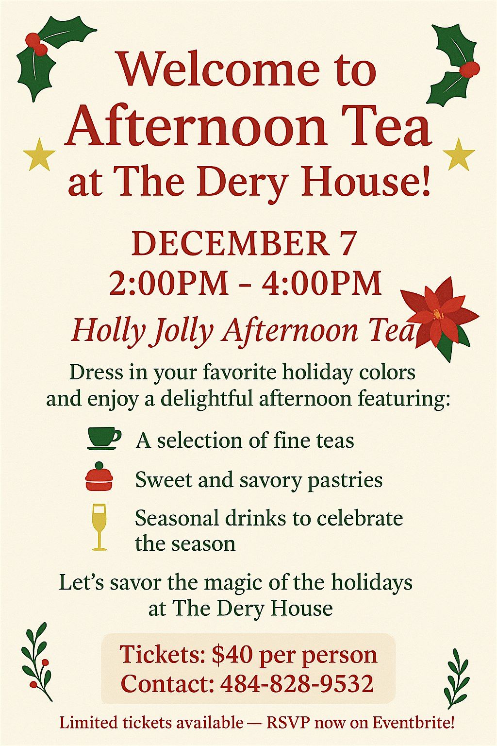 Christmas Afternoon Tea