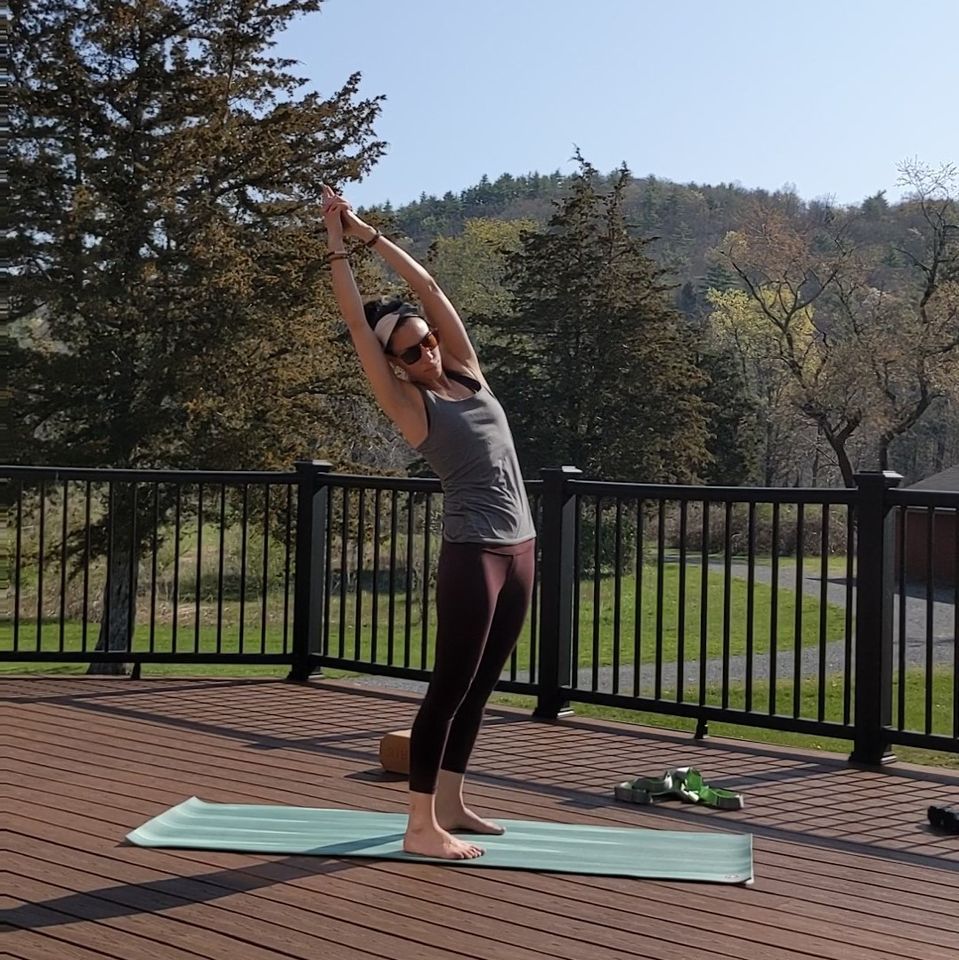 Freedom Flow Slow Flow on the Deck of the Brodhead Creek Heritage