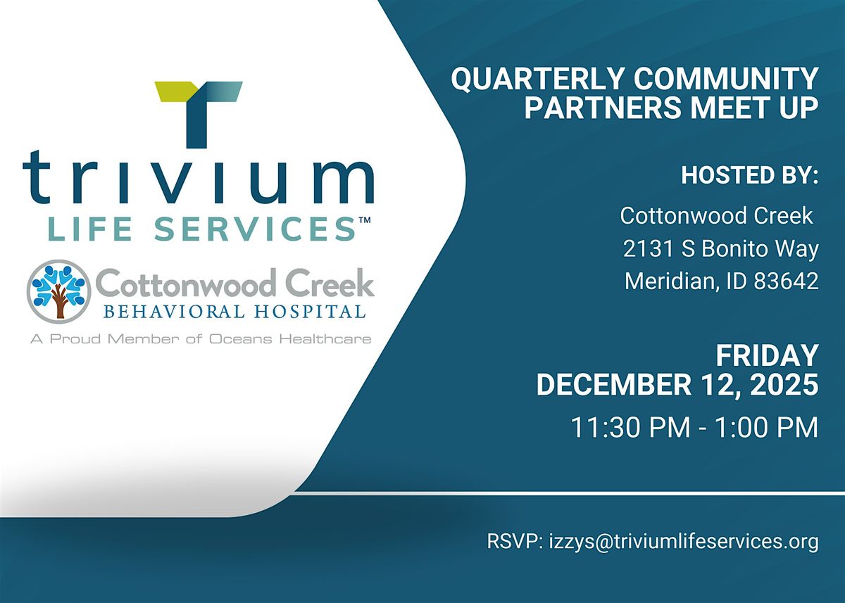 Quarterly Community Partners Meet Up