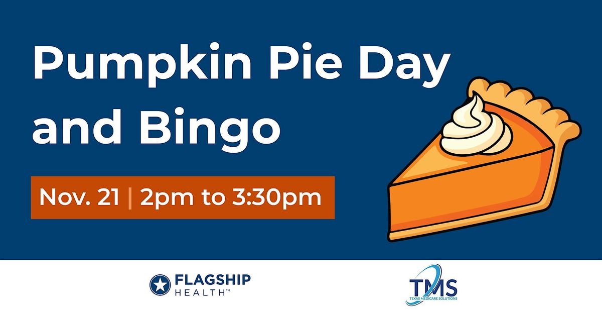 Pumpkin Pie Day and Bingo