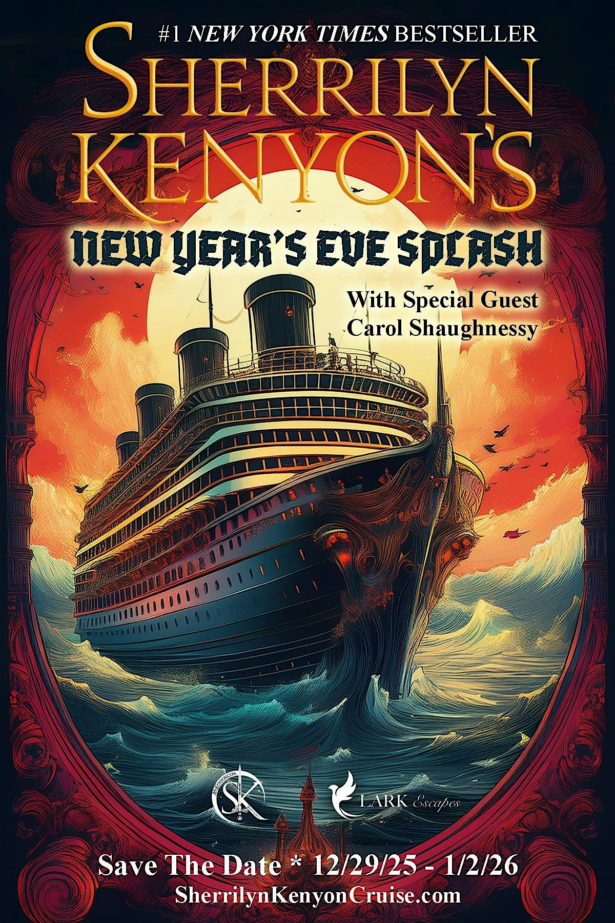 Sherrilyn Kenyon's New Years Eve Splash with guest Carol Shaughnessy
