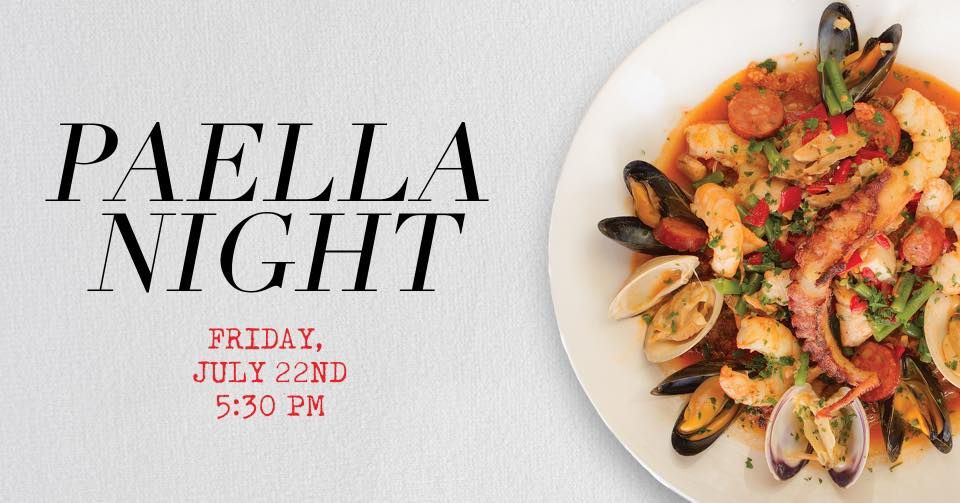 Paella Night PB Catch, Palm Beach, FL July 22, 2022