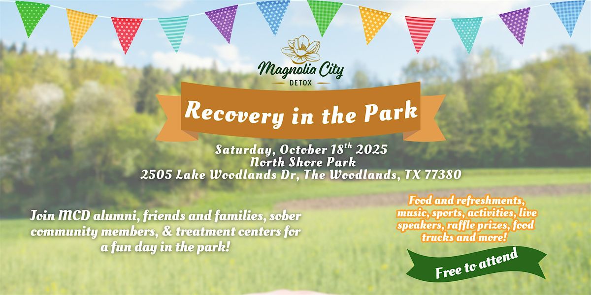 Free to Attend: Recovery in the Park hosted by Magnolia City Detox