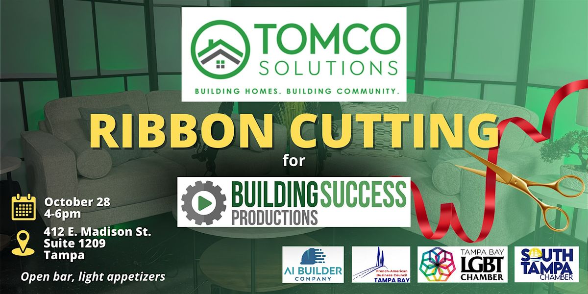 TomCo Solutions & Building Success Ribbon Cutting