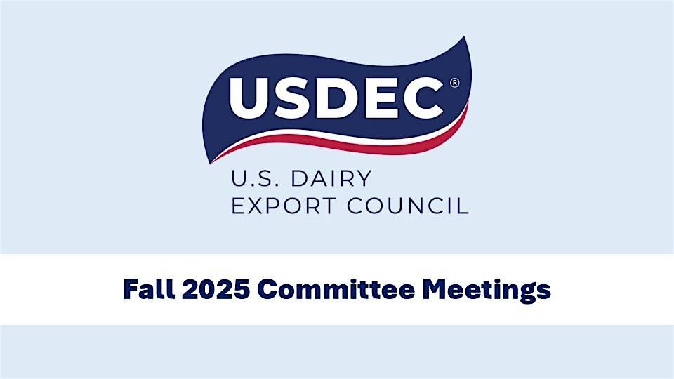 USDEC Committee Meetings | Dec. 10-11, 2025
