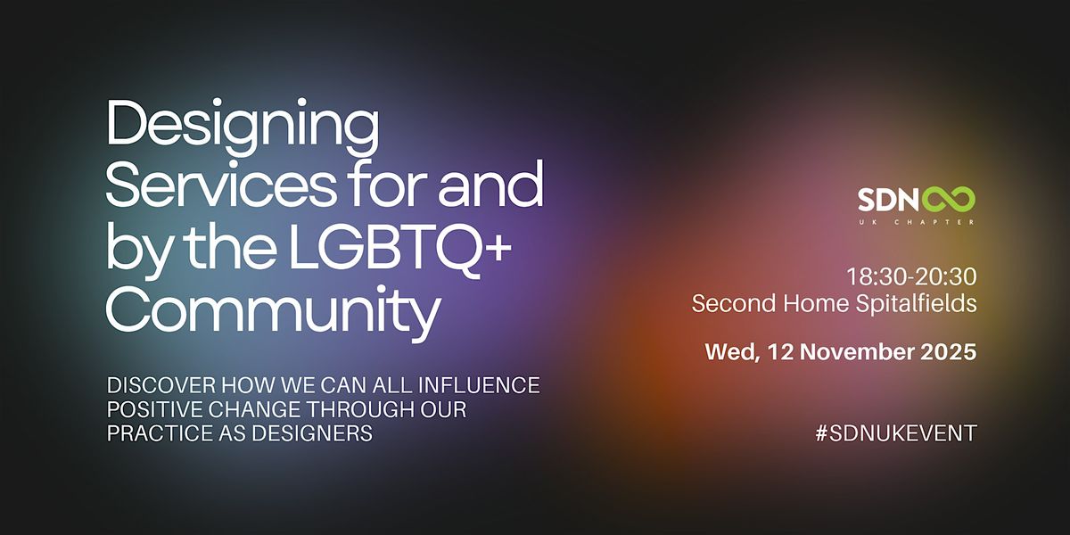 Designing Services for and by the LGBTQ+ Community