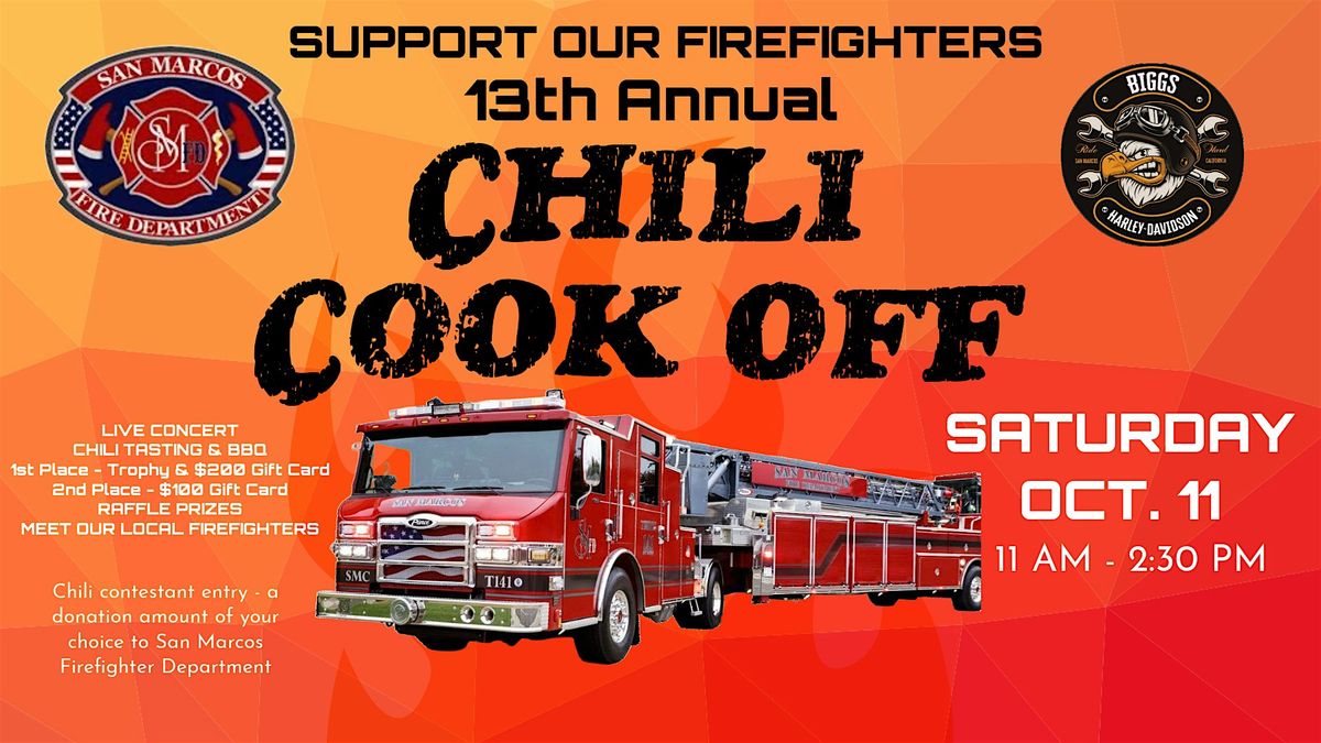 Biggs 13th Annual Firefighters Chili Cook-Off