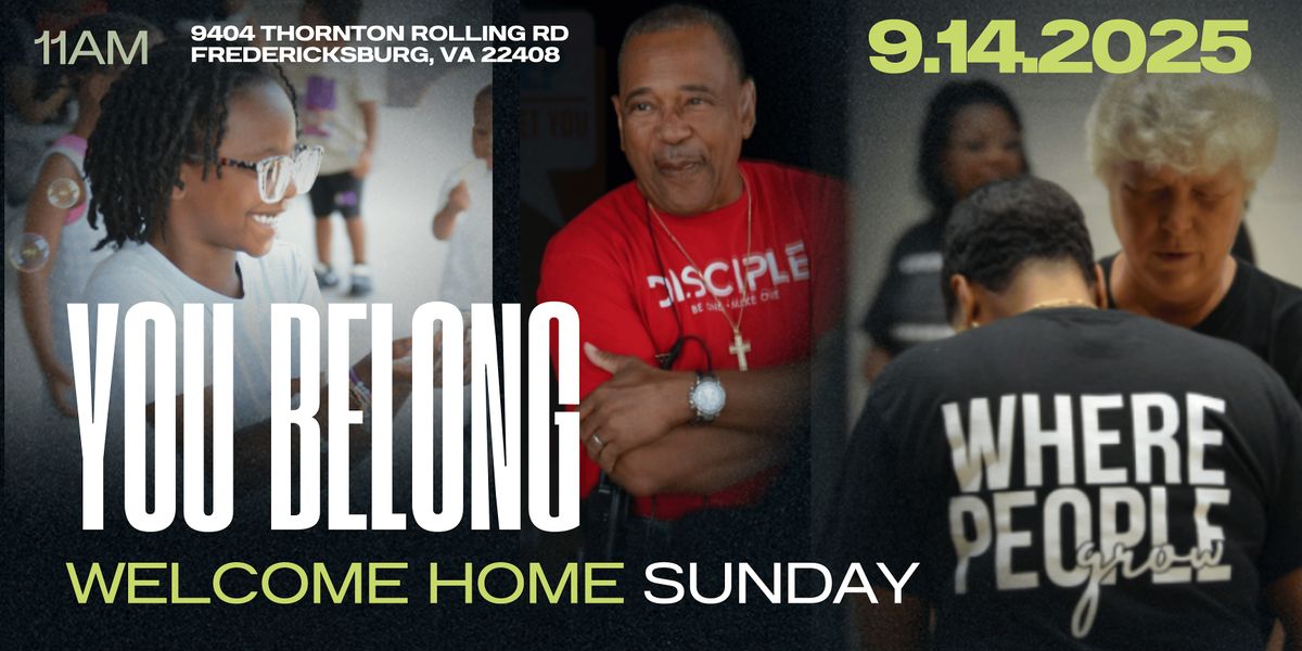 Welcome Home Sunday at Growth Church | You Belong Here