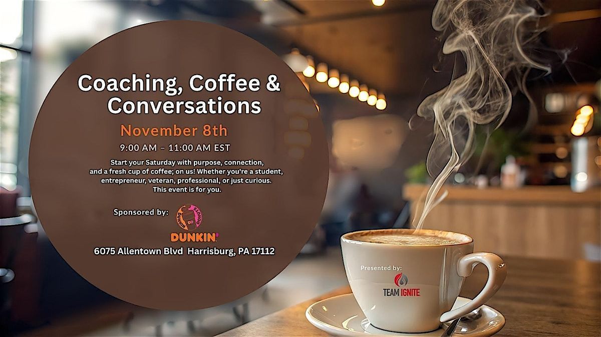Coaching, Coffee, & Conversation Veteran's Day Event