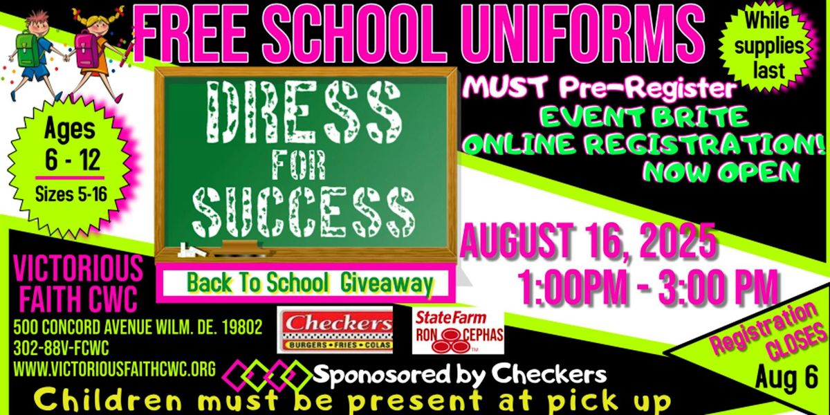Dress for Success Uniform Giveaway