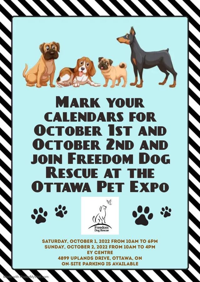 Pet Expo | EY Centre, Ottawa, ON | October 1, 2022