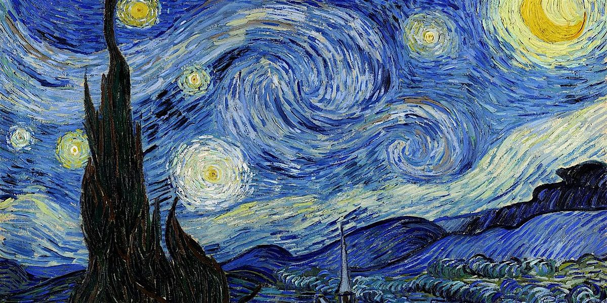 Paint Van Gogh's Starry Night, Cambridge