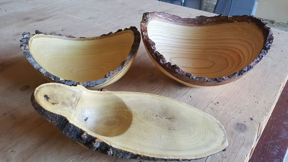Turn A Live Edge Bowl FULL Woodcraft Sacramento May 21, 2022