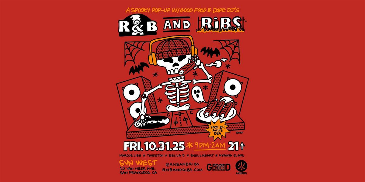 R&B and Ribs - Halloween Night @ SVN WEST