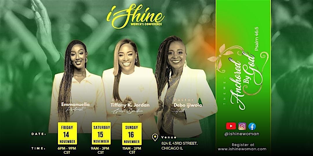2025 iShine Women's Conference | Anchored by God(In-Person)