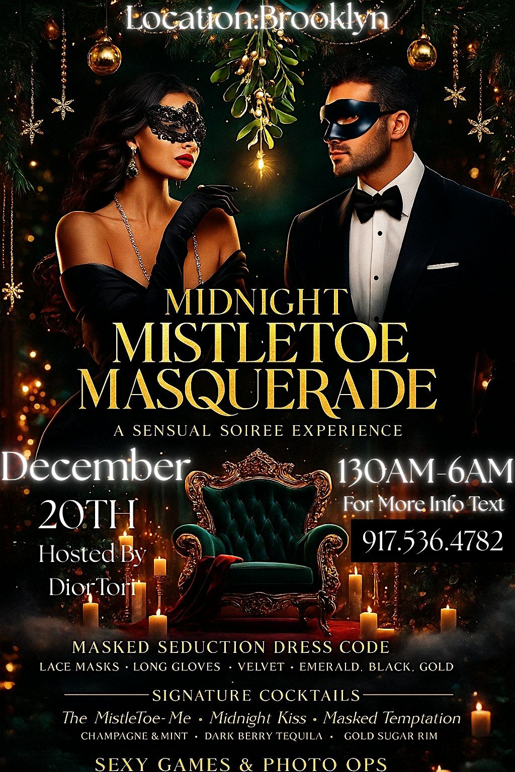 Midnight Mistletoe Masquerade