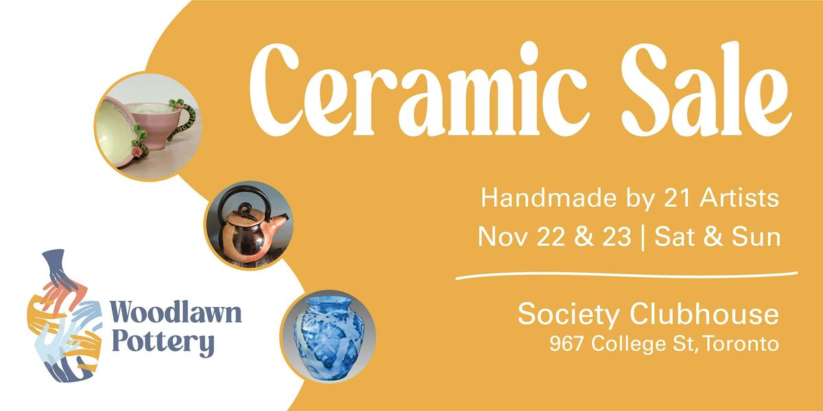 Ceramic Sale by Woodlawn Pottery Studio