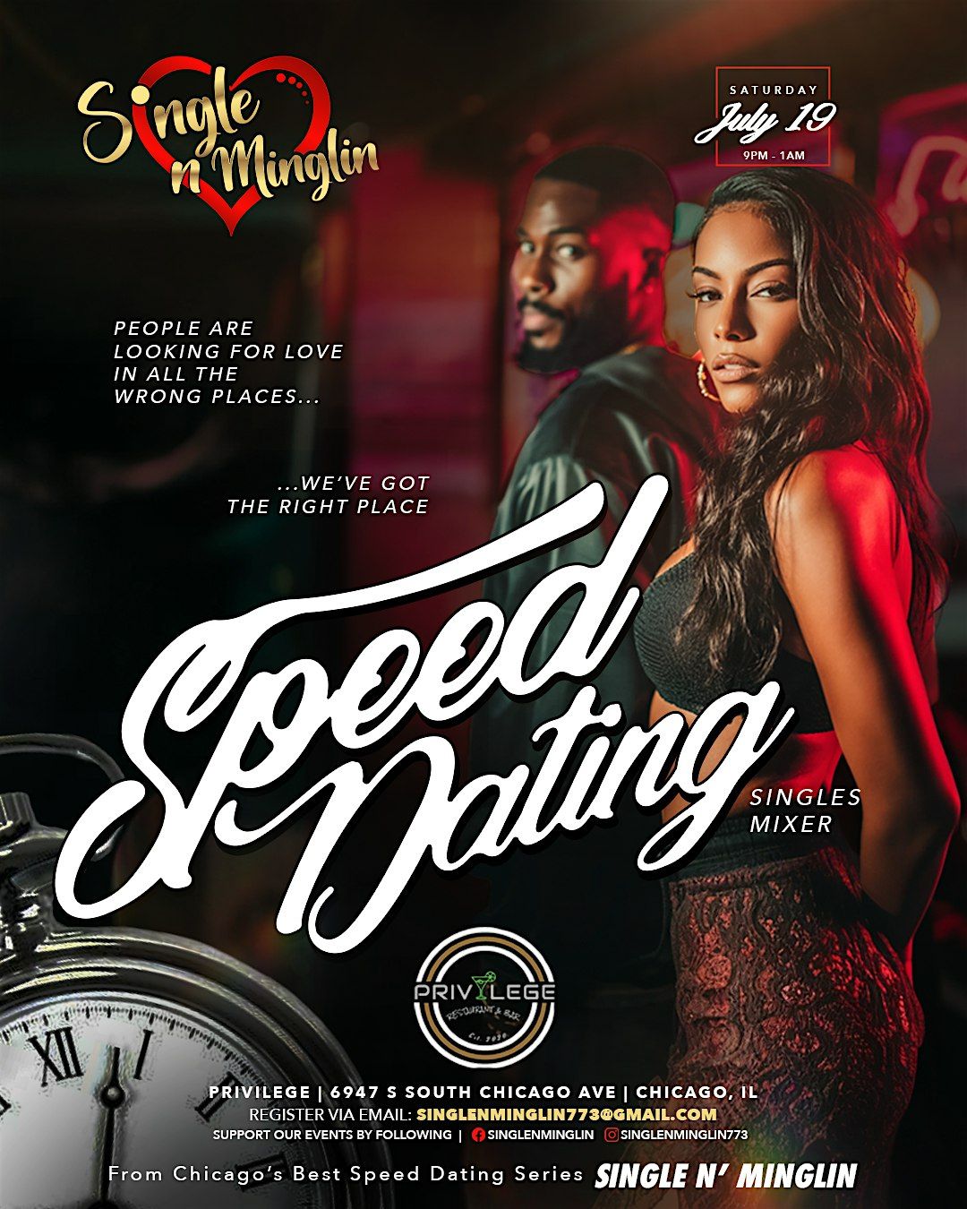 Single N Minglin \u201cSpeed Dating Event \u201c (AGE: 50 Plus Event)