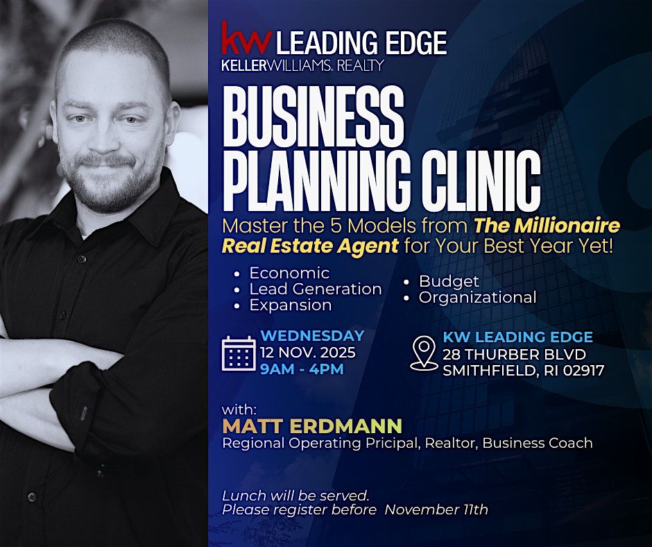 Business Planning Clinic with Matt Erdmann