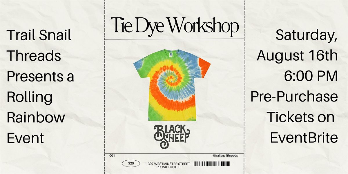 Tie Dye Workshop