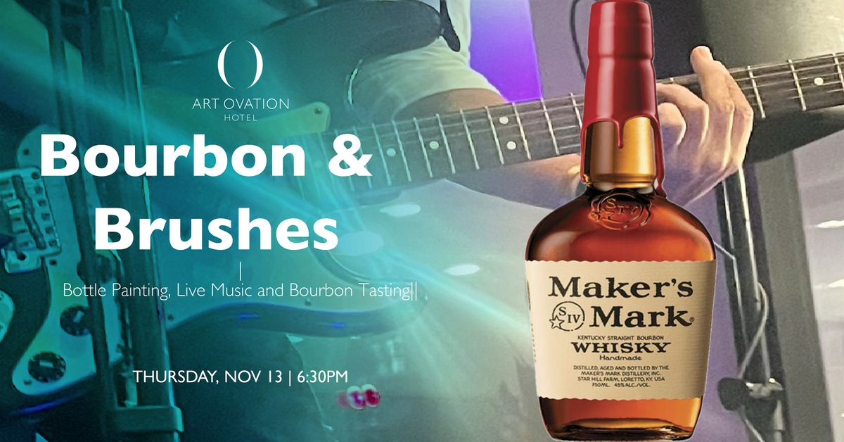 Bourbon & Brushes: Bottle Painting