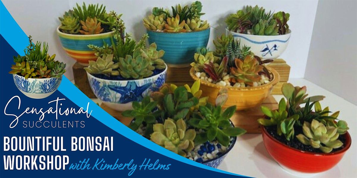 Sensational Succulents ~ Bountiful Bonsai workshop