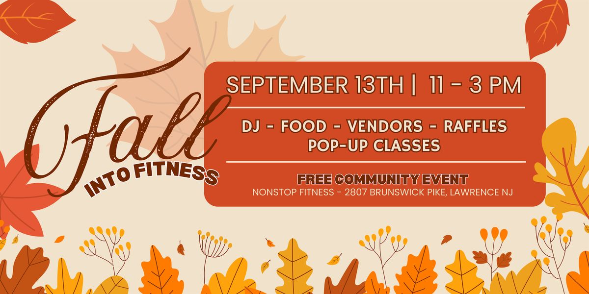 Fall Into Fitness Community Event