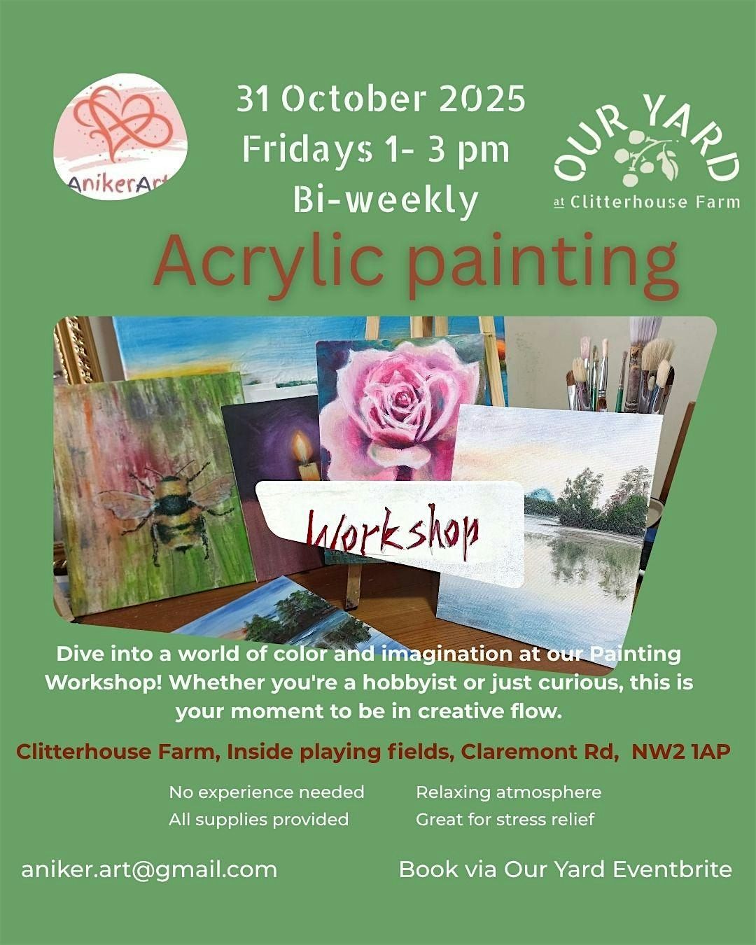 Acrylic painting workshop