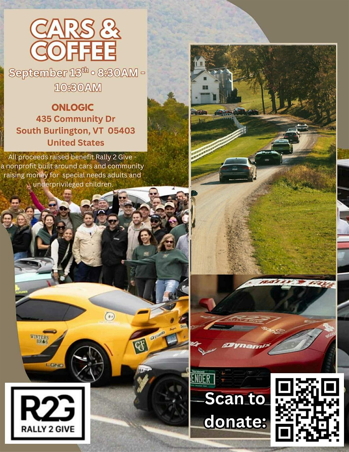 Cars & Coffee for a cause @ OnLogic