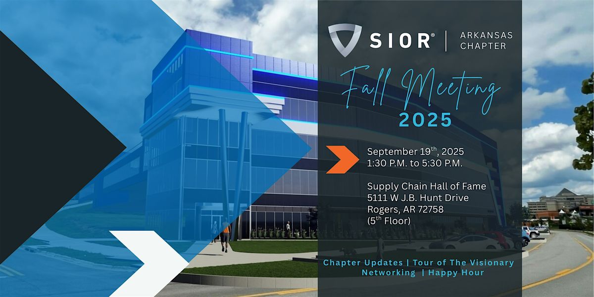 SIOR Arkansas Chapter | Fall Meeting 2025