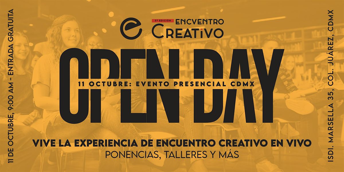 OPEN DAY Encuentro Creativo