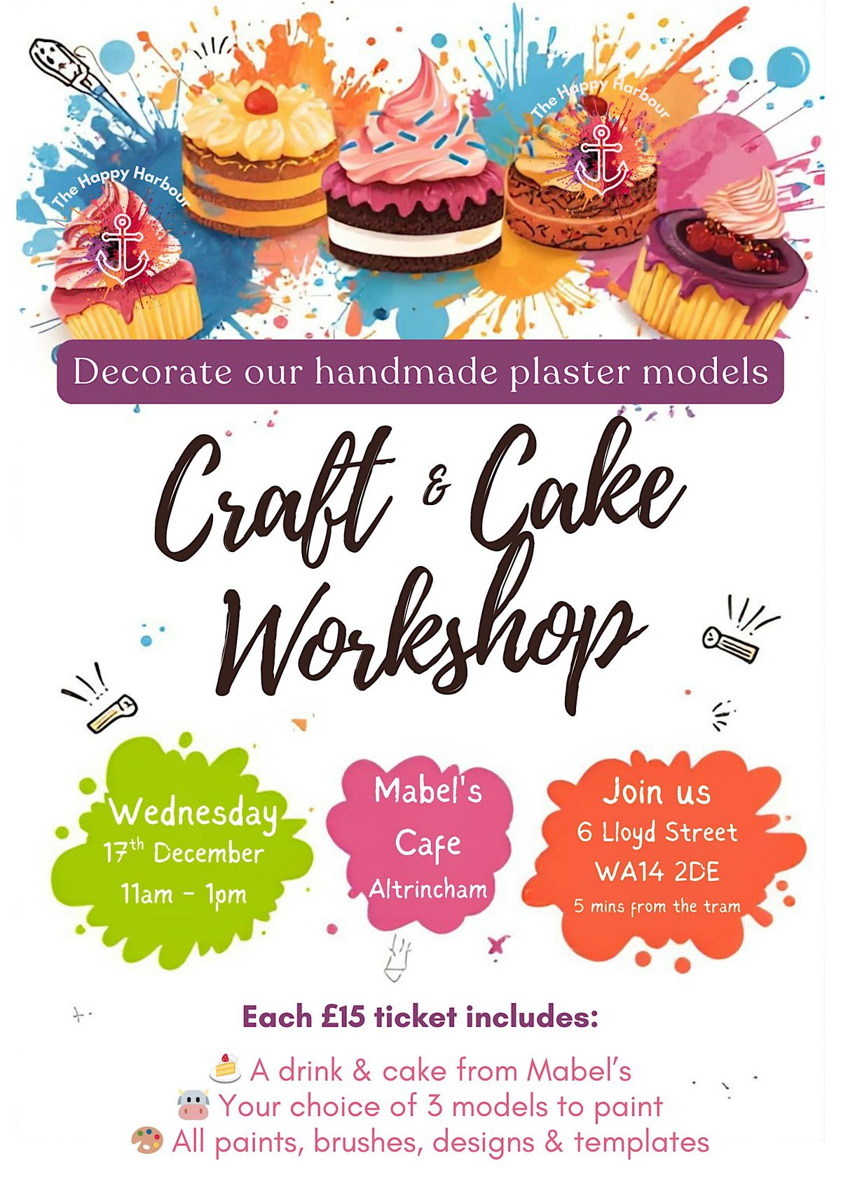 Craft & Cake Club - Mabel\u2019s Caf\u00e9, Altrincham
