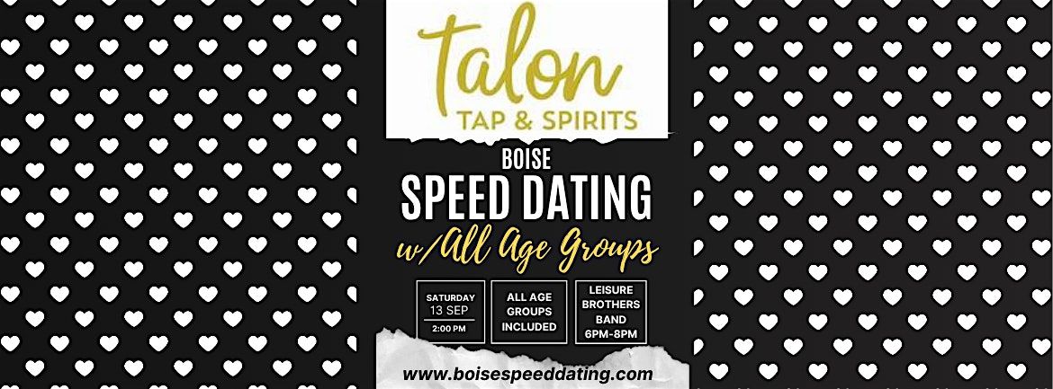 Boise Speed Dating with Age Groups at Talon Tap & Spirits