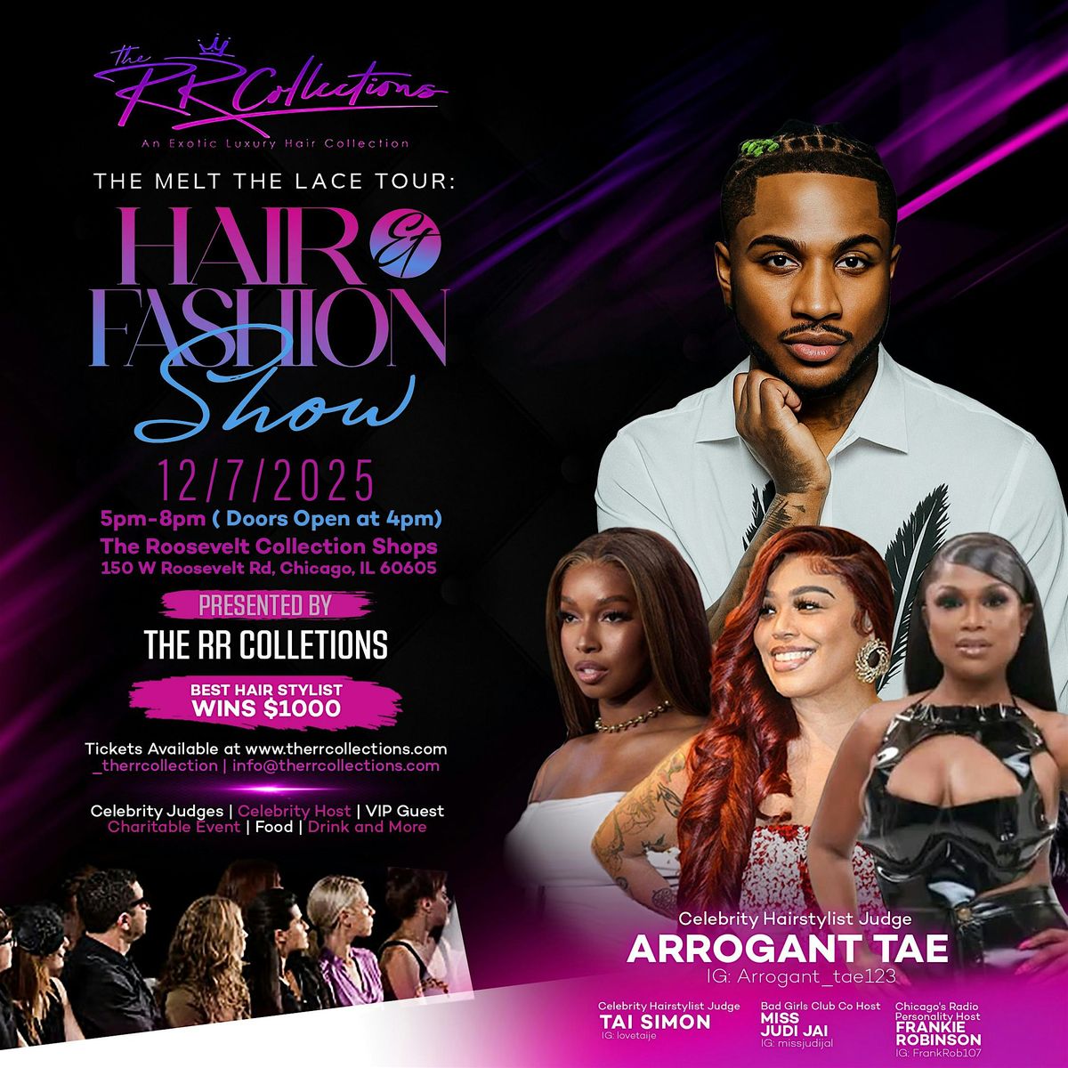 The Melt the Lace Tour: Hair & Fashion Show Auditions