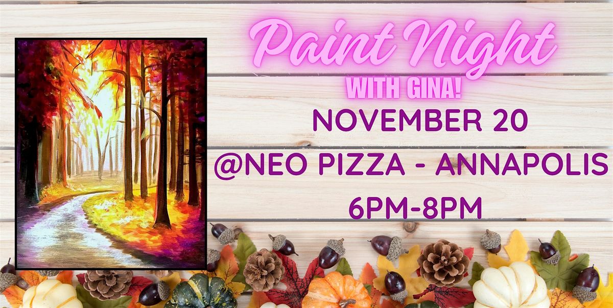 Paint Night @ NEO PIZZA - Annapolis