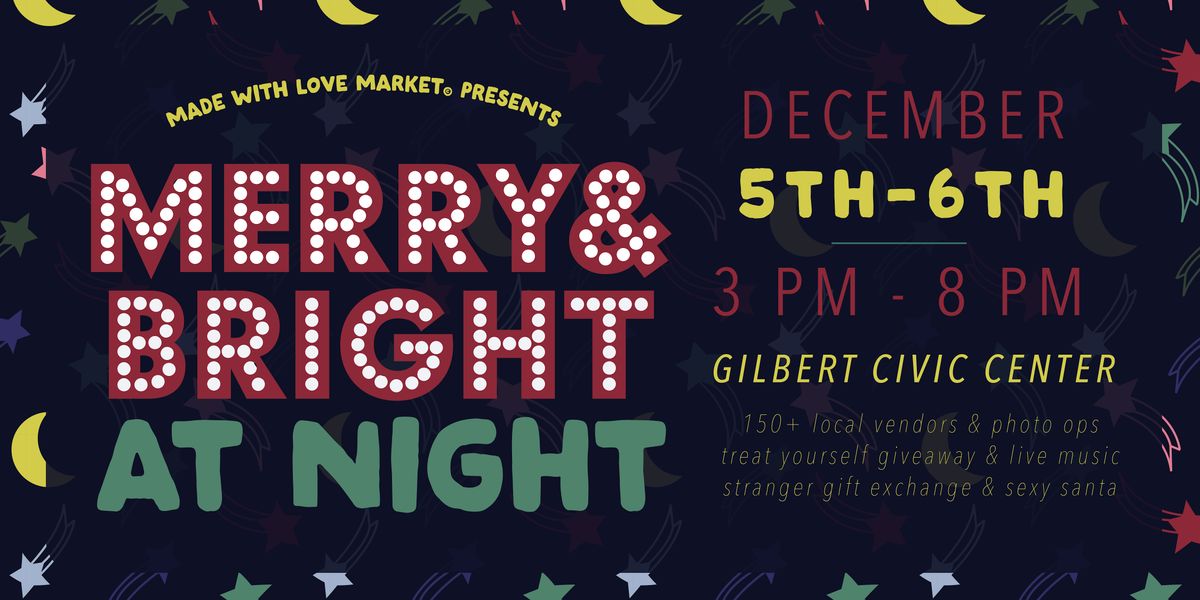 Merry & Bright at Night - a little sparkle and a little spice