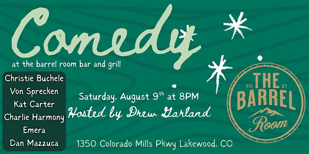 Comedy Night at the Barrel Room Sports Bar and Grill