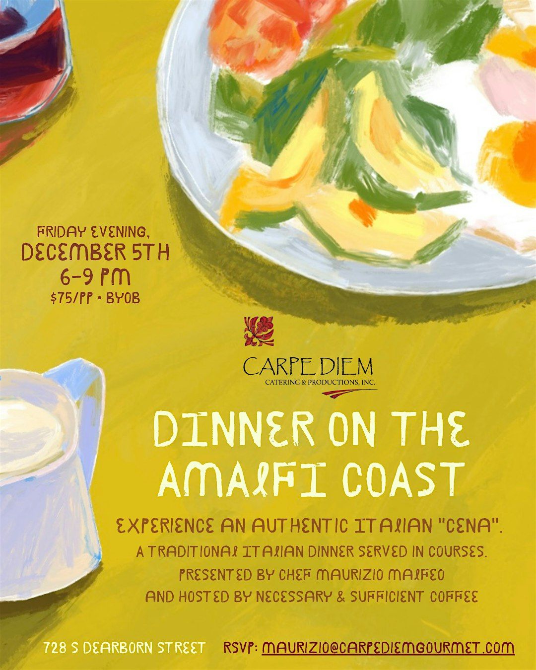 Dinner on the Amalfi Coast